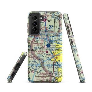 Woods Nr 2 Airport (TA28) VFR Sectional Samsung Phone Case