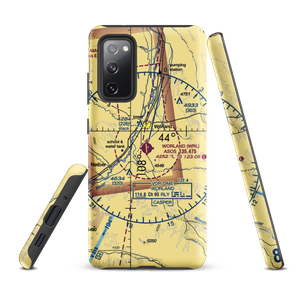 Worland Municipal Airport (WRL) VFR Sectional Samsung Phone Case