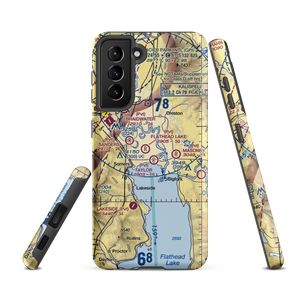 Wounded Buck Ranch Airport (22MT) VFR Sectional Samsung Phone Case