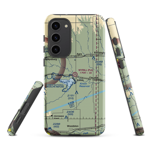 Wyrill Farming Airport (25KS) VFR Sectional Samsung Phone Case