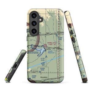 Wyrill Farming Airport (25KS) VFR Sectional Samsung Phone Case