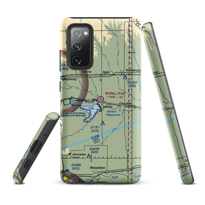 Wyrill Farming Airport (25KS) VFR Sectional Samsung Phone Case