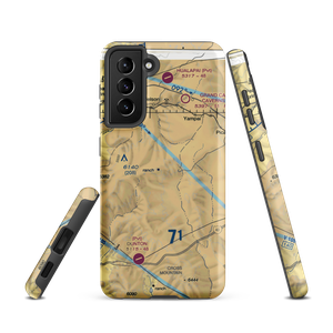 X-1 Ranch Upper Headquarters Airport (52AZ) VFR Sectional Samsung Phone Case