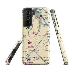 Y O Ranch Airport (XS22) VFR Sectional Samsung Phone Case