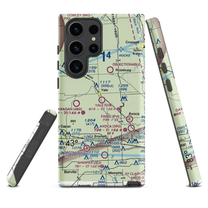 Yale Airport (D20) VFR Sectional Samsung Phone Case