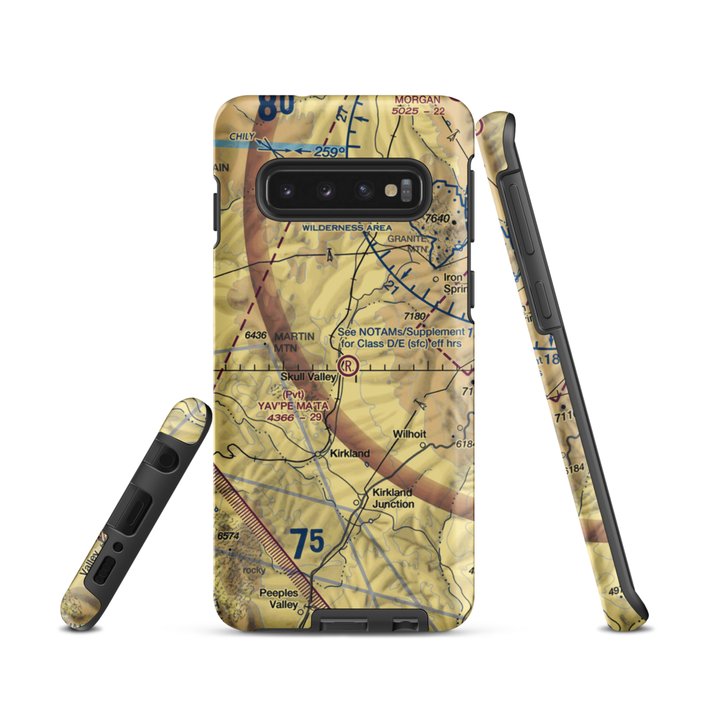 Yav'pe Ma'ta Airport (16AZ) VFR Sectional Samsung Phone Case Samsung Galaxy S10 model shown