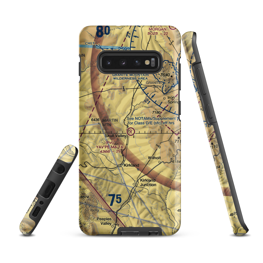 Yav'pe Ma'ta Airport (16AZ) VFR Sectional Samsung Phone Case Samsung Galaxy S10 Plus model shown