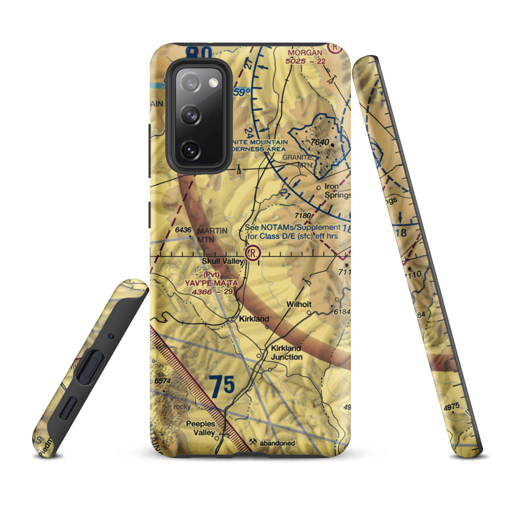 Yav'pe Ma'ta Airport (16AZ) VFR Sectional Samsung Phone Case Samsung Galaxy S20 FE model shown