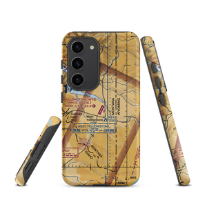 Yellowstone Airport (WYS) VFR Sectional Samsung Phone Case