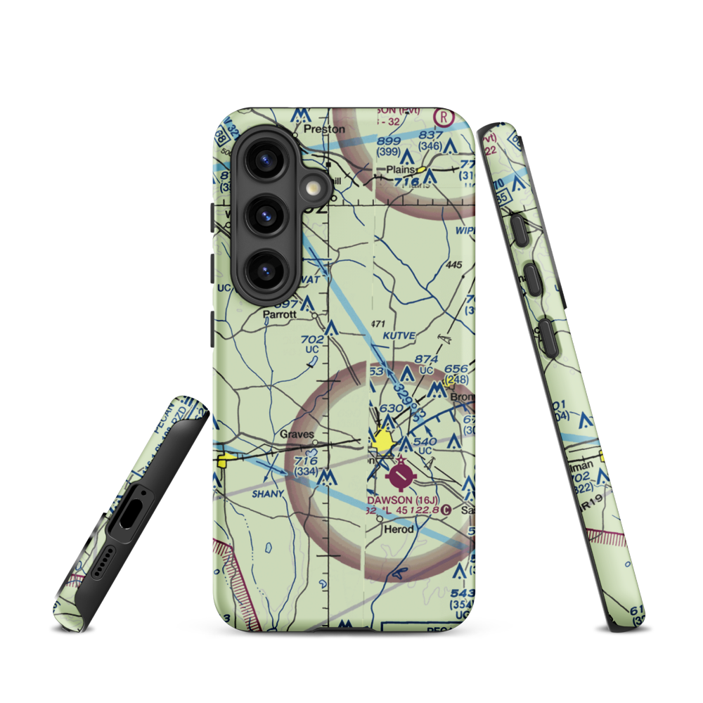 Young Field (9GA3) VFR Sectional Samsung Phone Case Samsung Galaxy S24 model shown