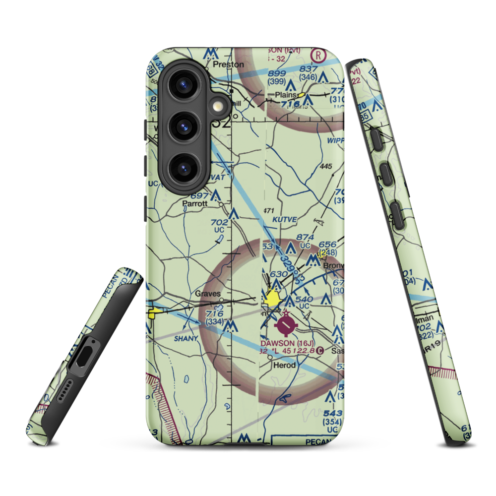 Young Field (9GA3) VFR Sectional Samsung Phone Case Samsung Galaxy S24 Plus model shown