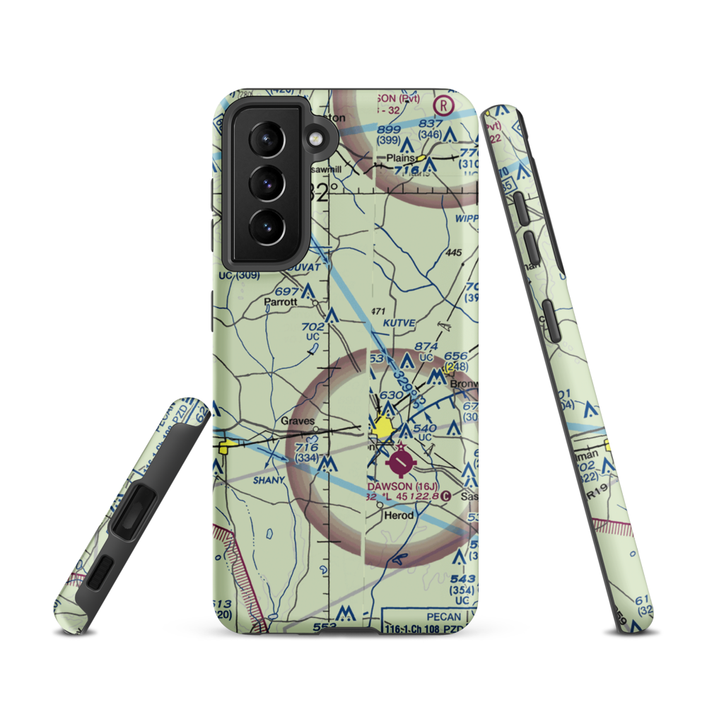 Young Field (9GA3) VFR Sectional Samsung Phone Case Samsung Galaxy S21 model shown