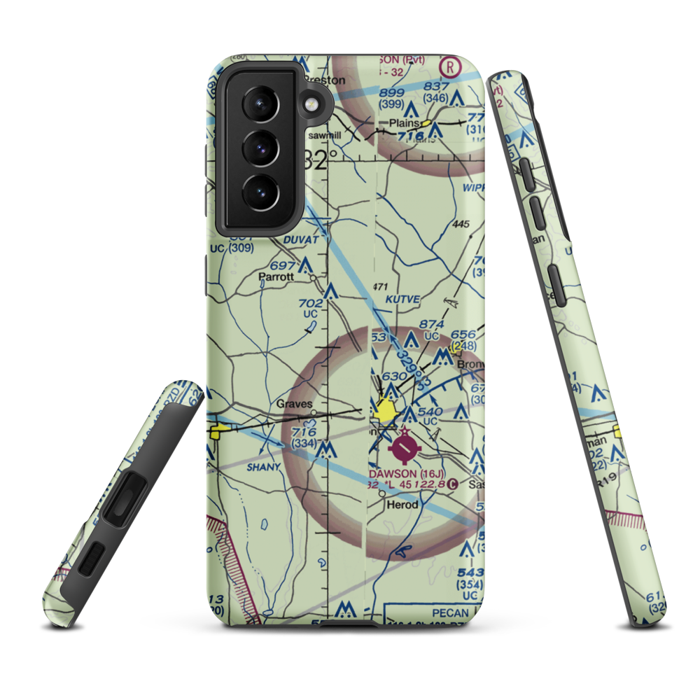 Young Field (9GA3) VFR Sectional Samsung Phone Case Samsung Galaxy S21 Plus model shown