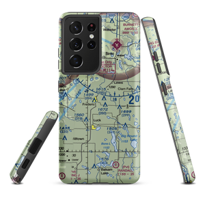 Young Private Airport (06WI) VFR Sectional Samsung Phone Case