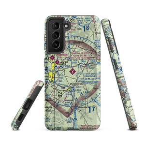 Zanesville Municipal Airport (ZZV) VFR Sectional Samsung Phone Case