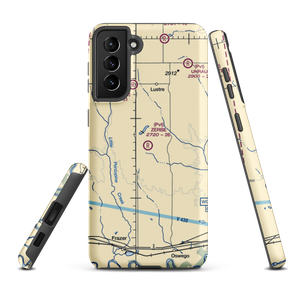 Zerbe Airport (MT51) VFR Sectional Samsung Phone Case