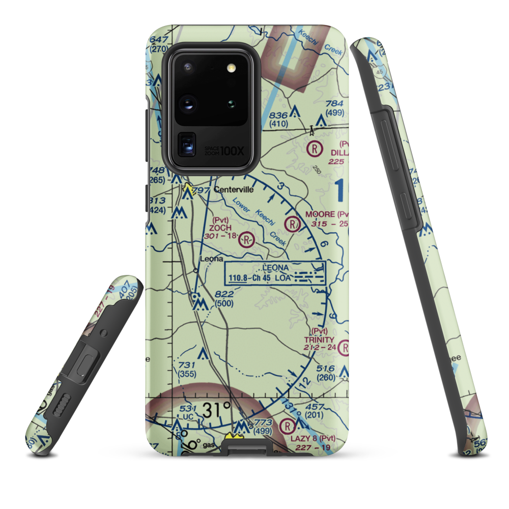 Zoch Airport (70TA) VFR Sectional Samsung Phone Case Samsung Galaxy S20 Ultra model shown