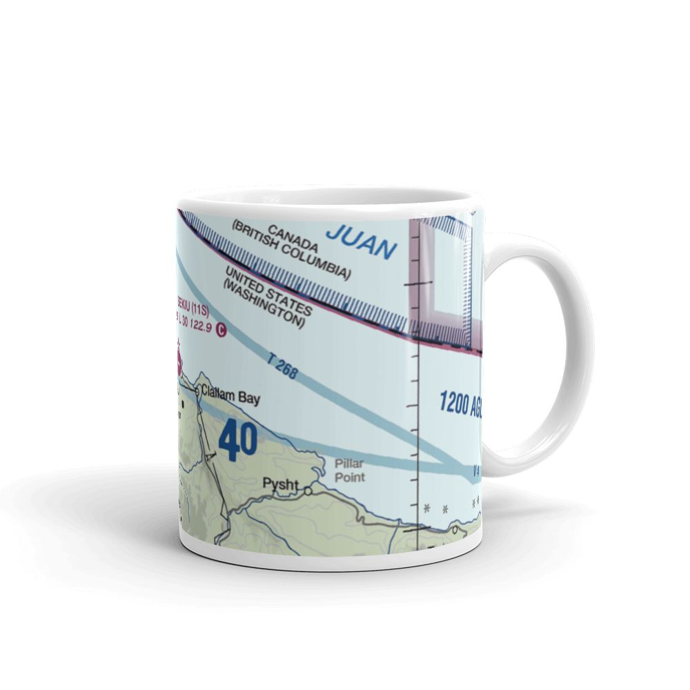 Sekiu Airport (11S) VFR Sectional  Mug 