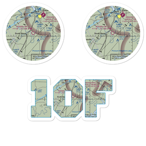 Rosser Ranch Airport (10F) VFR Sectional Sticker Pack