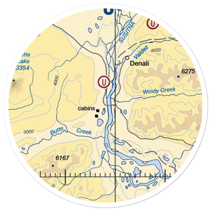 Road Commission Nr 1 Airport (0Z2) VFR Sectional Sticker (20 mile)