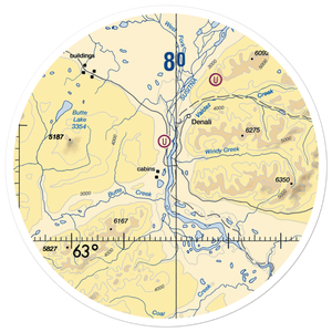 Road Commission Nr 1 Airport (0Z2) VFR Sectional Sticker (30 mile)