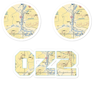 Road Commission Nr 1 Airport (0Z2) VFR Sectional Sticker Pack