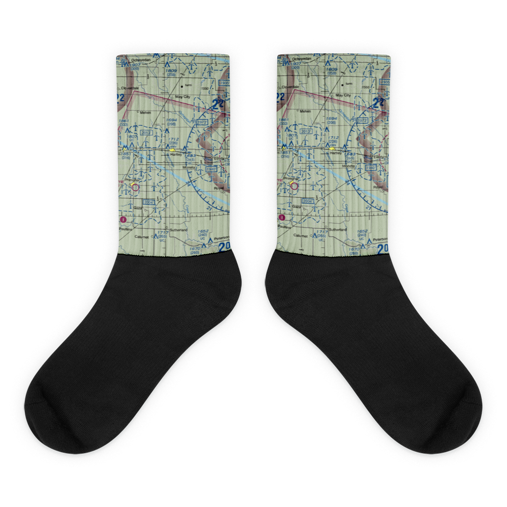 Lambert Fechter Municipal Airport (0Y4) VFR Sectional Socks 