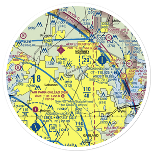 Kittyhawk Airport (0T7) VFR Sectional Sticker (30 mile)