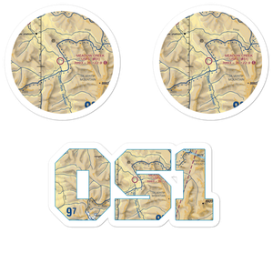 Meadow Creek Usfs Airport (0S1) VFR Sectional Sticker Pack