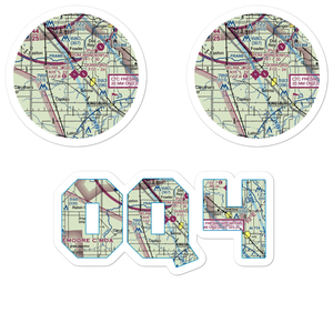 Selma Airport (0Q4) VFR Sectional Sticker Pack