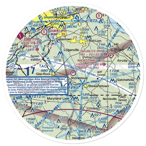 Shoestring Aviation Airfield (0P2) VFR Sectional Sticker (30 mile)