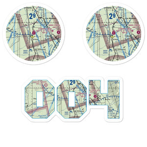 Corning Municipal Airport (0O4) VFR Sectional Sticker Pack
