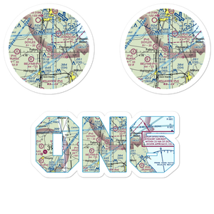 Albanna Aviation Airport (0N6) VFR Sectional Sticker Pack