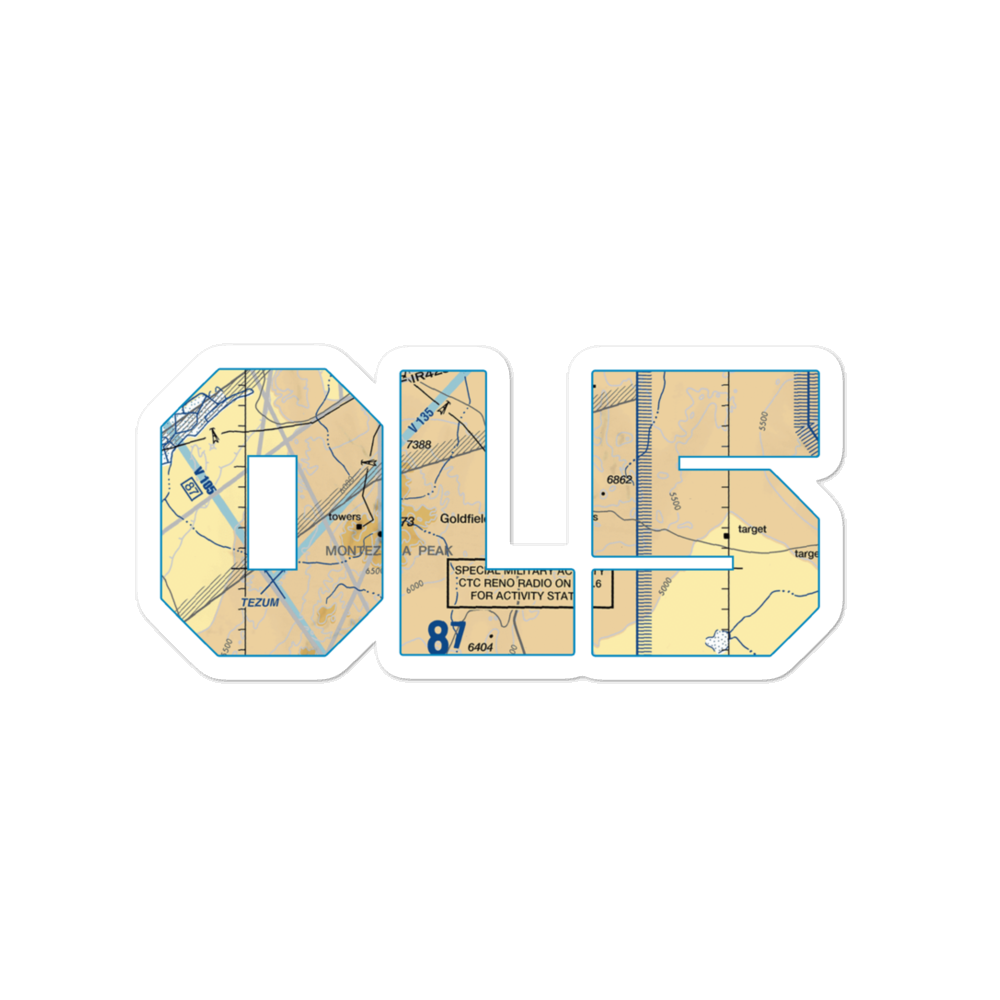 Goldfield Airport (0L5) VFR Sectional Sticker 