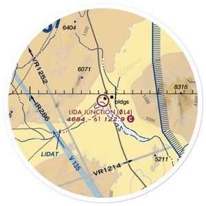 Lida Junction Airport (0L4) VFR Sectional Sticker (20 mile)