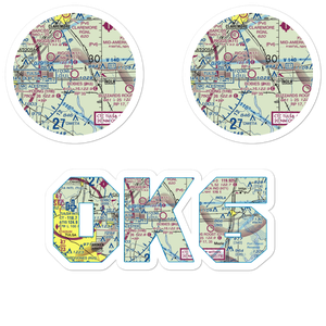 Dobie's Airport (0K6) VFR Sectional Sticker Pack