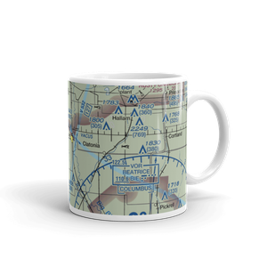 Wilber Municipal Airport (0D6) VFR Sectional  Mug