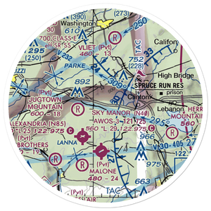 Coach & Paddock Heliport (0C9) VFR Sectional Sticker (20 mile)