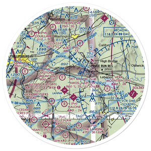 Coach & Paddock Heliport (0C9) VFR Sectional Sticker (30 mile)