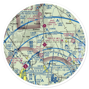 Triple R Airport (0C1) VFR Sectional Sticker (30 mile)