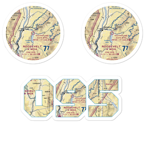 Sullivan Lake State Airport (09S) VFR Sectional Sticker Pack