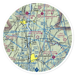 Airhaven Airport (09N) VFR Sectional Sticker (30 mile)