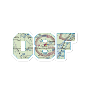 City of Coalgate Airport (08F) VFR Sectional Sticker