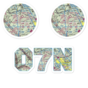Bermudian Valley Airpark (07N) VFR Sectional Sticker Pack
