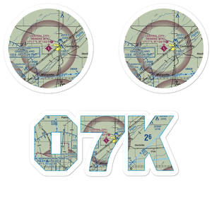 Central City Municipal - Larry Reineke Field (07K) VFR Sectional Sticker Pack