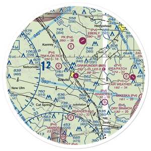 Grawunder Field (06R) VFR Sectional Sticker (30 mile)