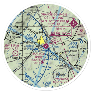 Randall Airport (06N) VFR Sectional Sticker (20 mile)