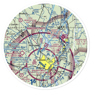 Lucky Landing Marina and Seaplane Base (06B) VFR Sectional Sticker (30 mile)