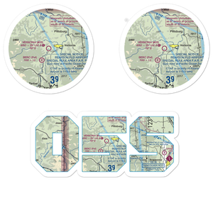 Vernonia Airfield (05S) VFR Sectional Sticker Pack