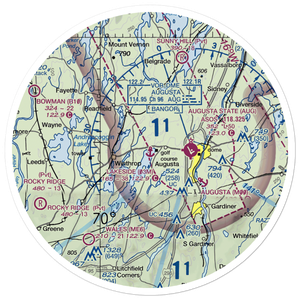 Lakeside Marina Seaplane Base (03M) VFR Sectional Sticker (30 mile)
